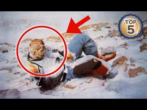 エベレストで悲惨な死を遂げた遭難者の遺体TOP5!デスゾーンはガチだった件 - YouTube