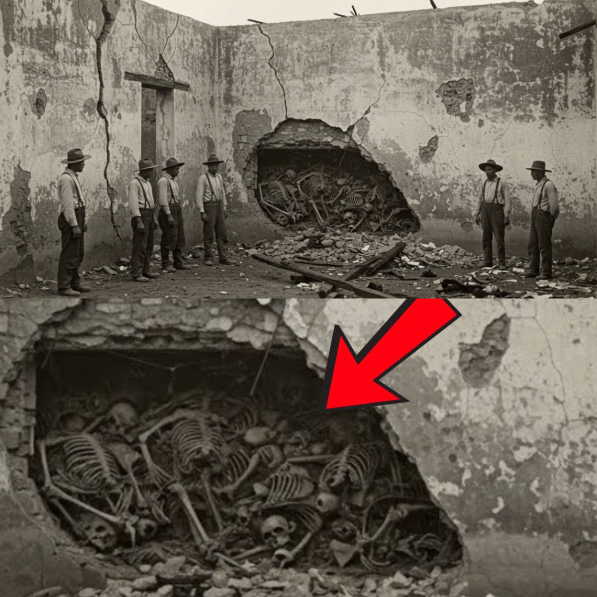 Có thể là hình ảnh về 6 người, xương, Hầm mộ Paris và văn bản